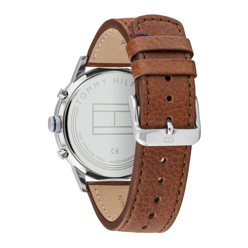 Tommy Hilfiger Hommes Montre Marron TH1791629-zoom-