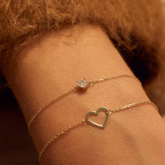 Beloro Jewels Monte Napoleone Stella 9 Karat Gold Bracelet BO320043