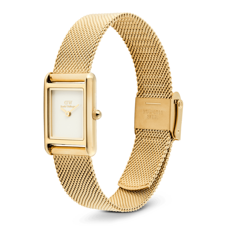 Daniel Wellington Bound Mini Evergold Blanc Montre Femme DW00100928-zoom-