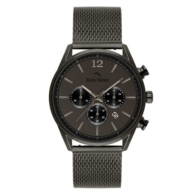 Mats Meier Grand Cornier Hommes Montre Gris MM00125-zoom-