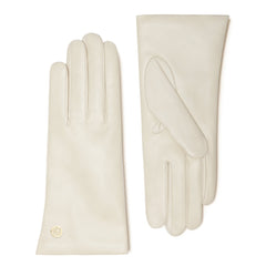 Isabel Bernard Honoré Eleanor cream goatskin leather gloves IB67000-372-8