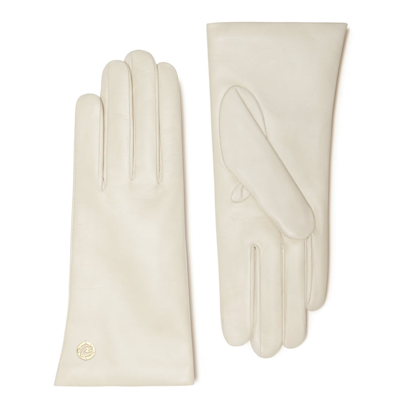Isabel Bernard Honoré Eleanor cream goatskin leather gloves  IB67000-372-8-zoom-