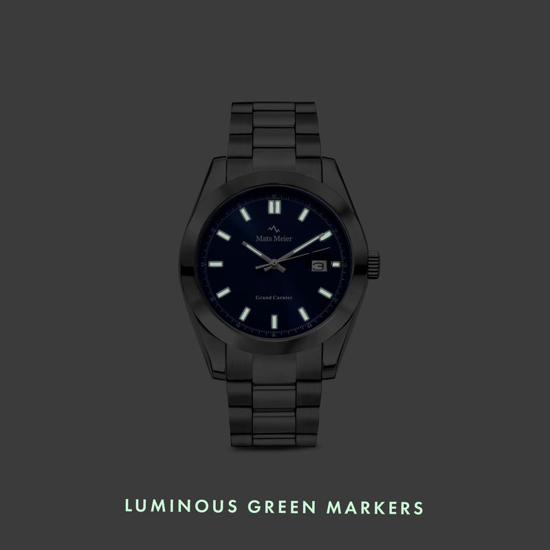 Mats Meier Grand Cornier Hommes Montre Argent MM00518-zoom-