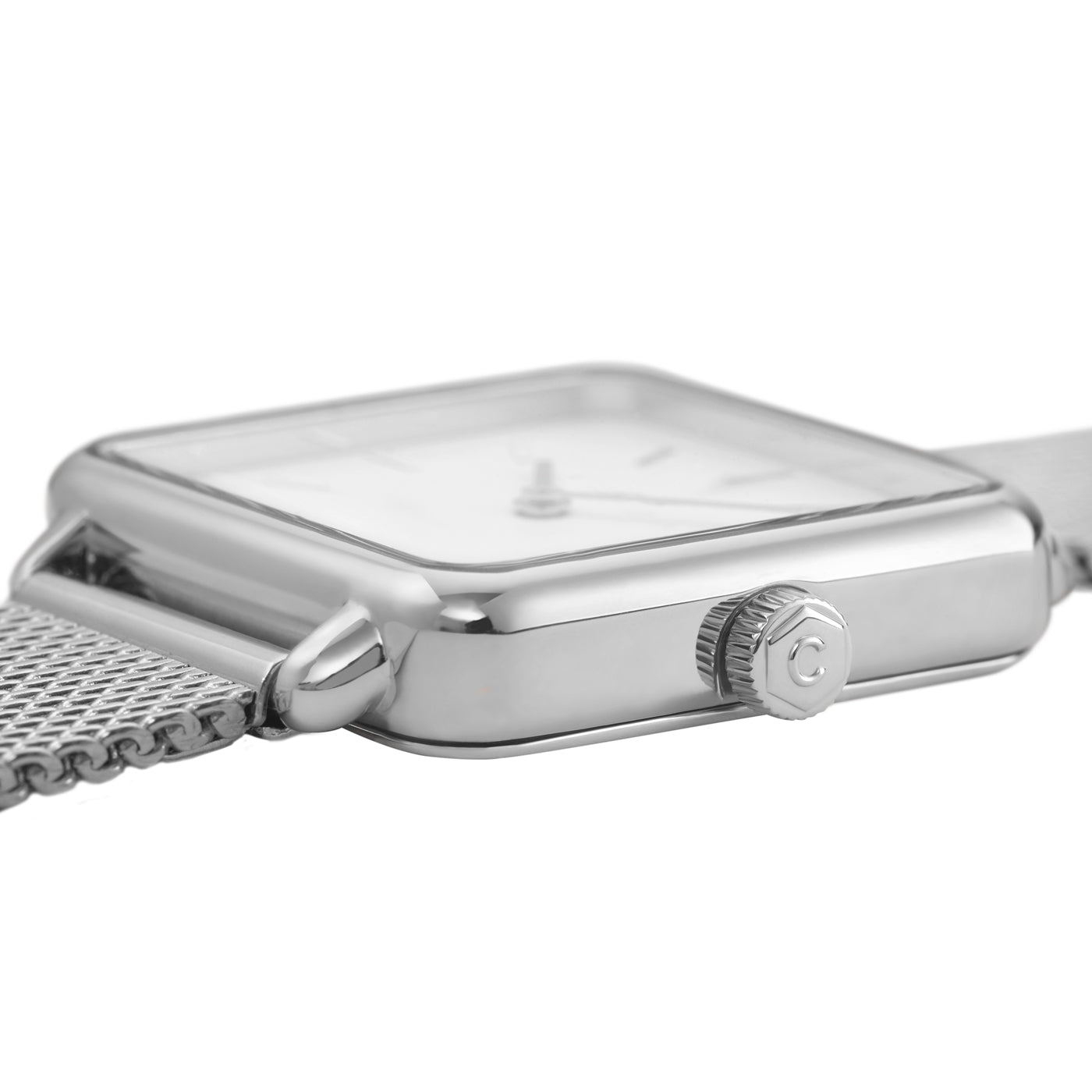 CLUSE La Tétragone Silver Watch CW0101207003