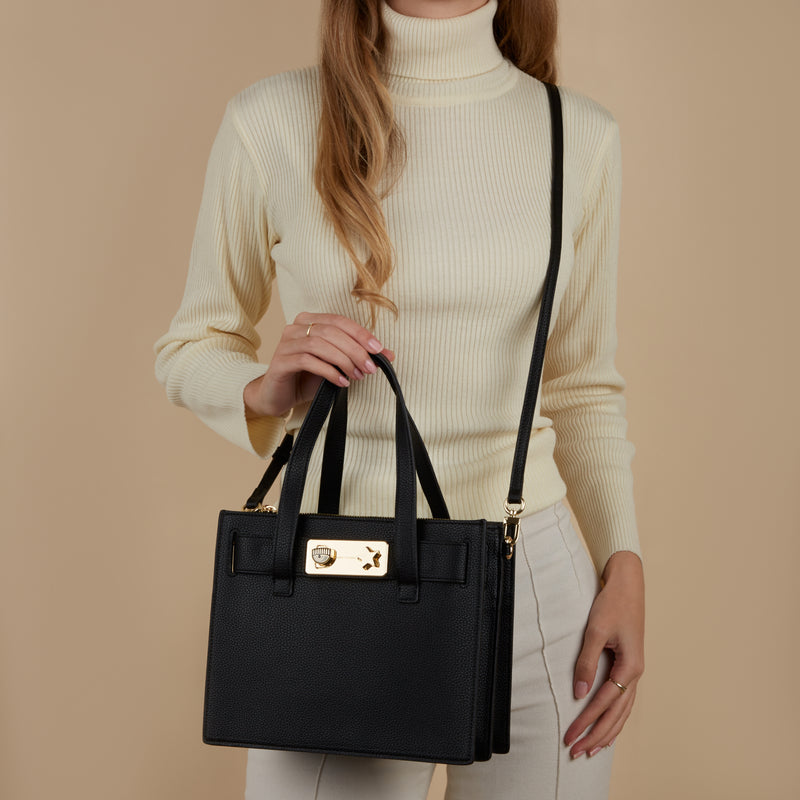 Chiara Ferragni Eye Star Sac à Main Noir 75SB4BE6-ZS529-899-zoom-