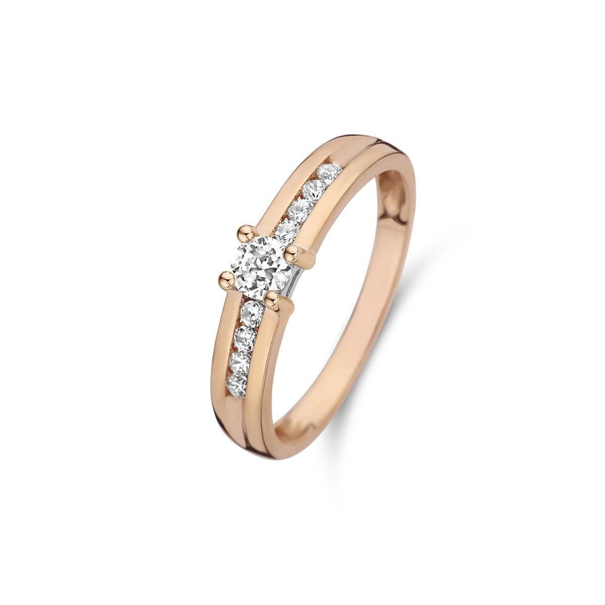 Isabel Bernard La Concorde Estee 14 Carat Rosegold Ring IB330075-50 (size: 50)