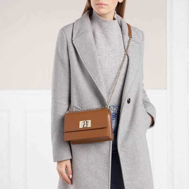 Furla 1927 Brown Leather Shoulder Bag 2001-A0151043-zoom-