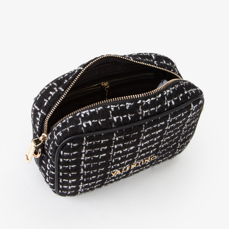 Valentino Bags Tweed Multi-coloured Crossbody bag VBS9JP51NERO/MULTI-zoom-