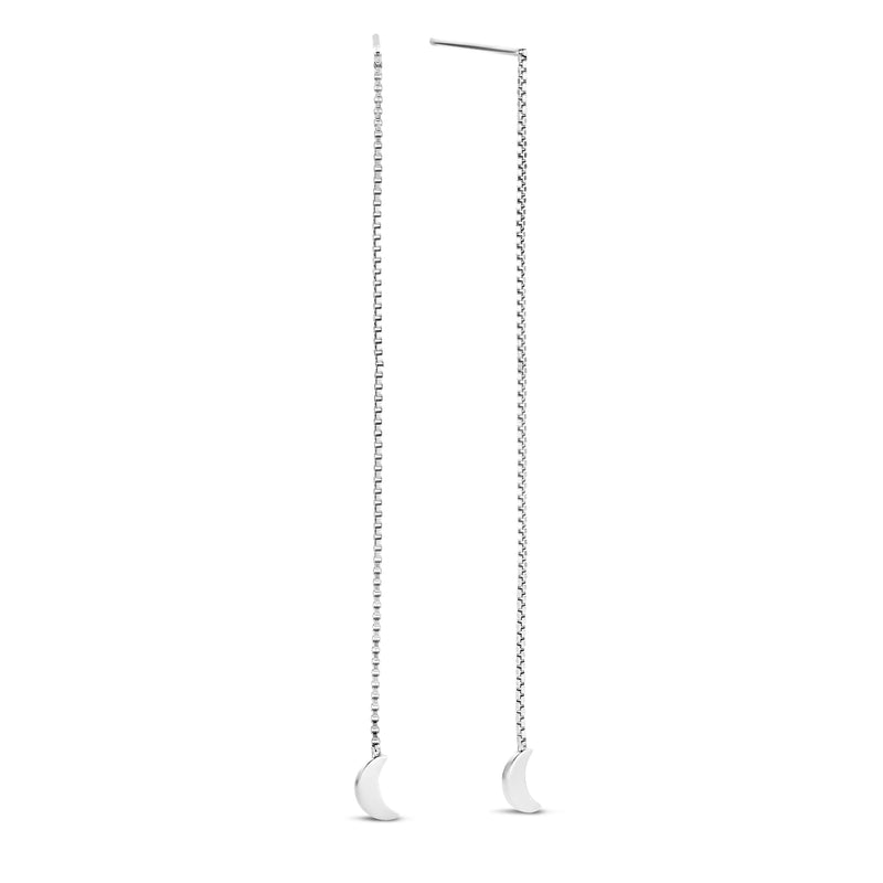 Violet Hamden Luna Boucles d’Oreilles Pendantes en Argent 925 Sterling avec Lunes VH16048-zoom-