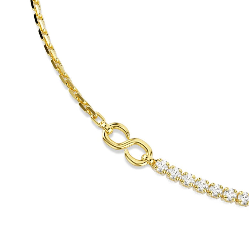 Swarovski Collier Matrix Tennis couleur or 5747717-zoom-