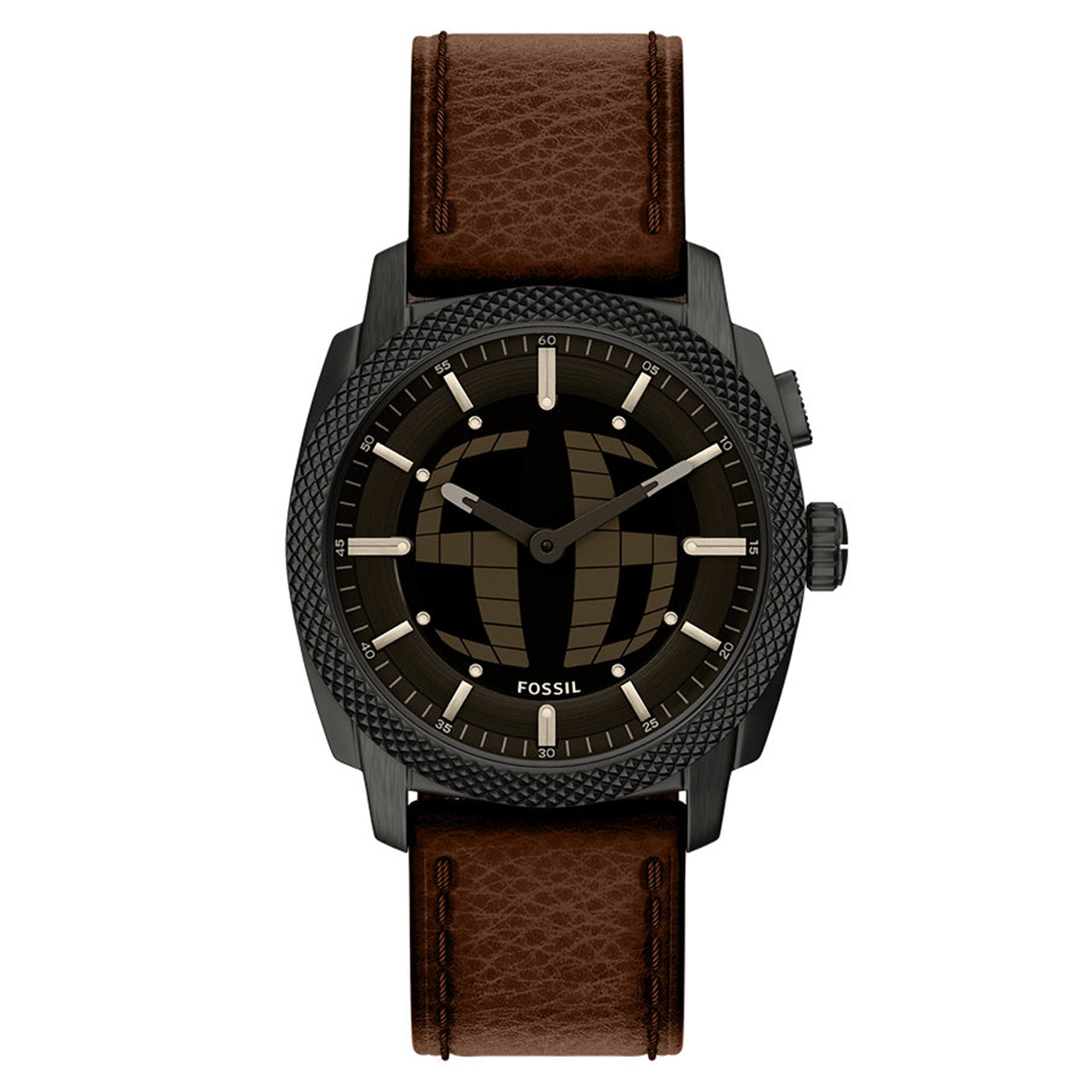 Fossil Machine Round Black Dial Watch FS6165