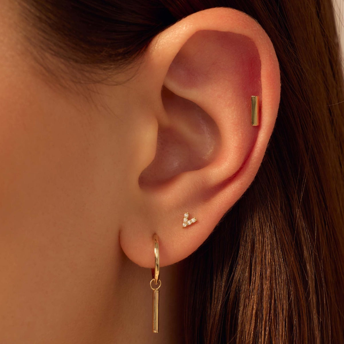 Beloro Jewels Navigli Isidora 9 karat gold piercing BO370003