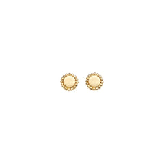 Blush 14 karat gold Ear Stud 7351YGO
