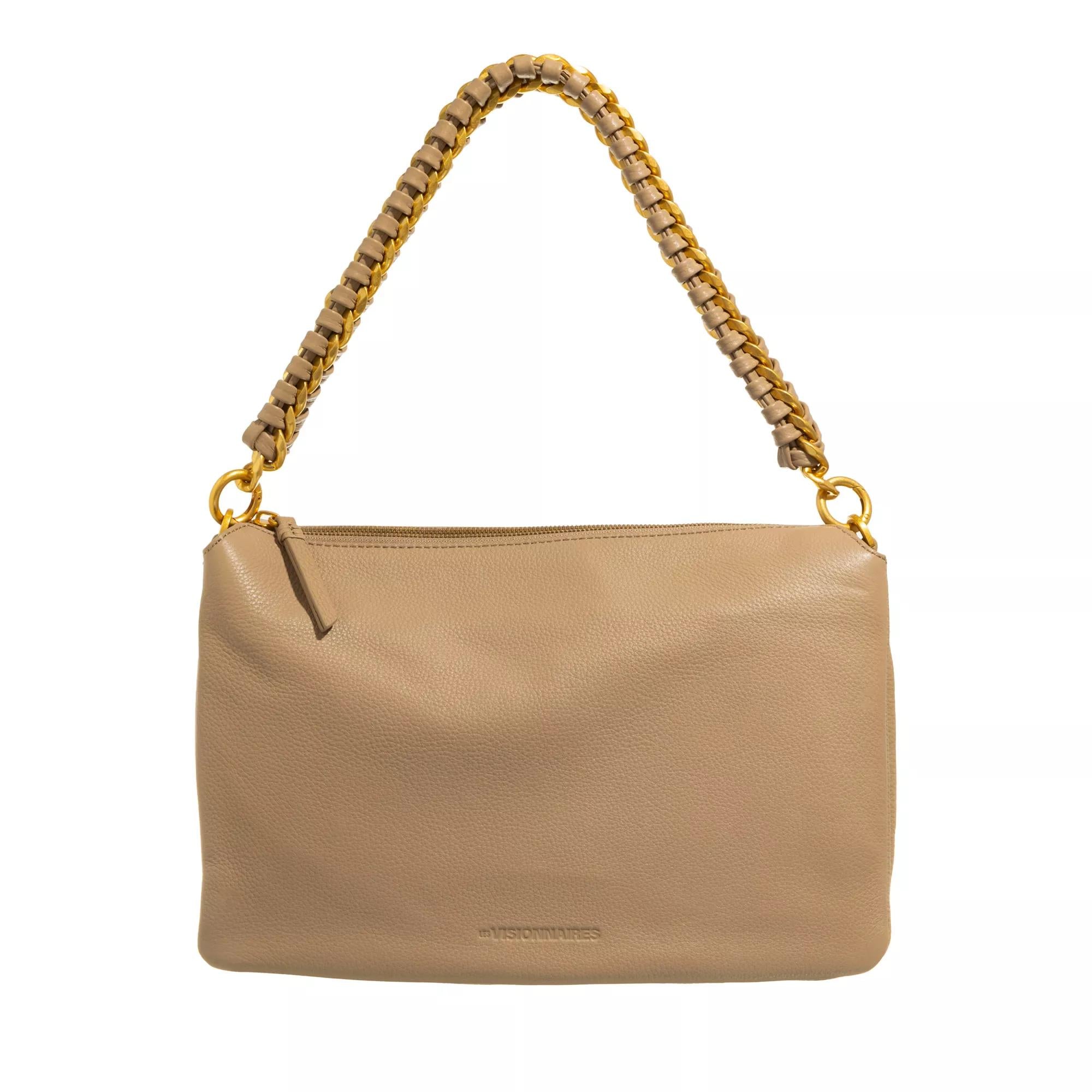 LESVISIONNAIRES Beige Crossbody Bag 2001-A0354037