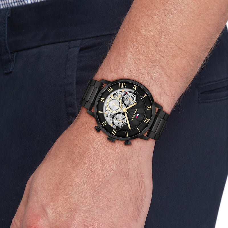 Tommy Hilfiger Montre Homme Noire TH1710706-zoom-