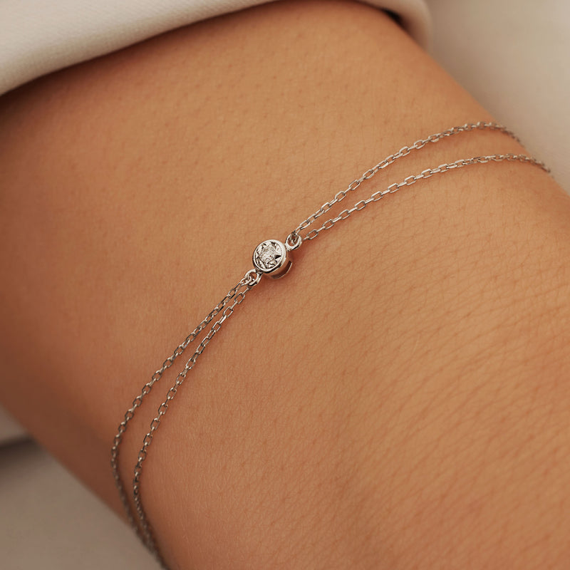 Isabel Bernard De la Paix Bracelet Or blanc 14 carats IBD320010-zoom-