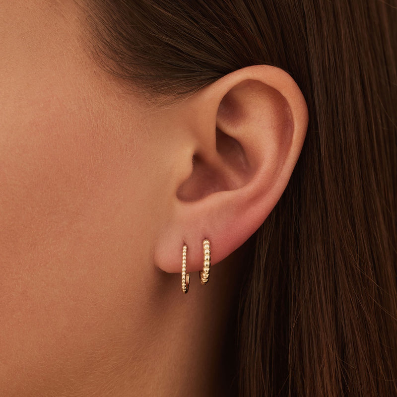 Beloro Jewels La Rinascente Femmes Creoles Or 9 carats BO360070-zoom-