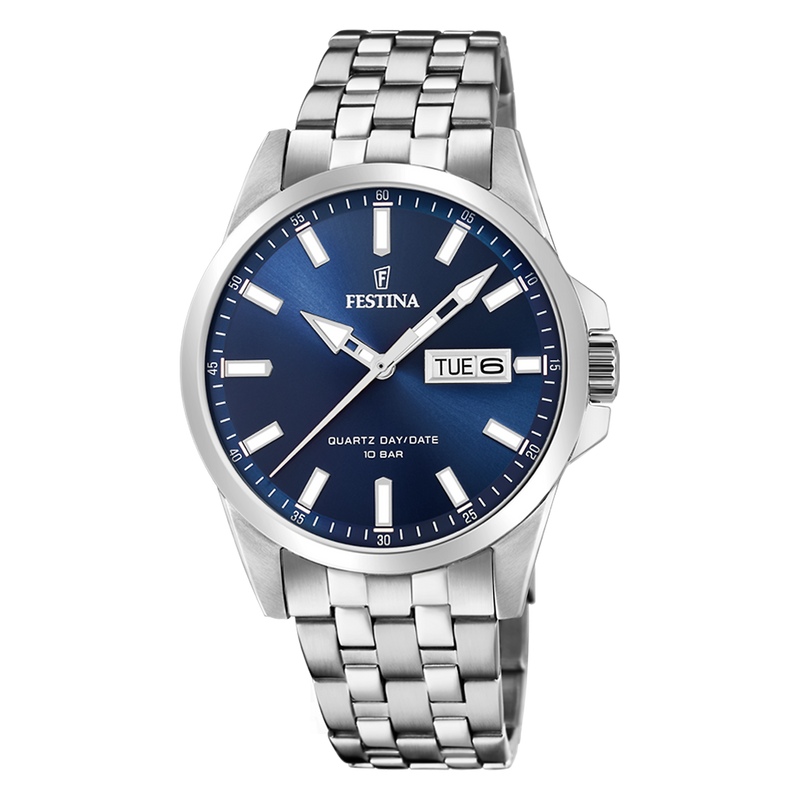 Festina Classics Hommes Montre Argent F20357-3-zoom-