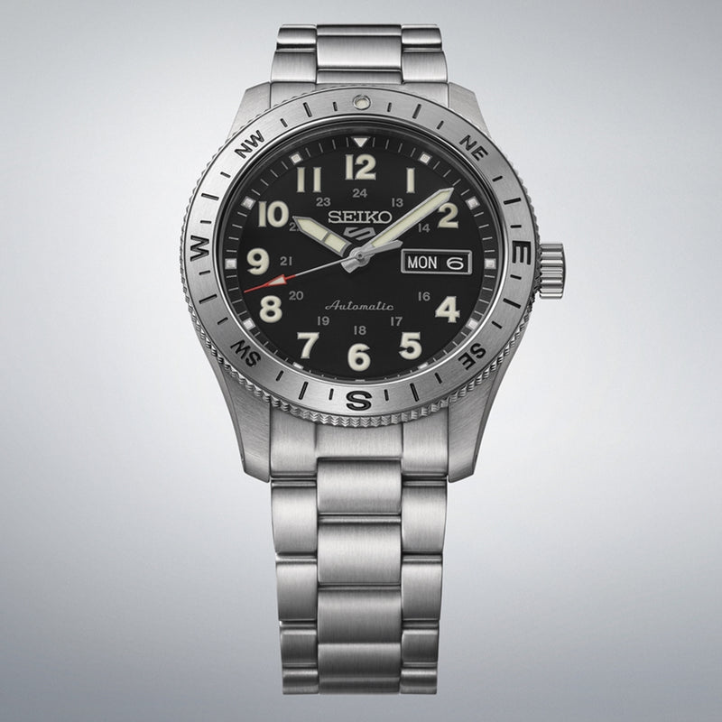 Seiko 5 Sports Montre Automatique Argent Pour Homme HDB006K1-zoom-