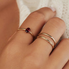 Isabel Bernard Rivoli Laura 14 Carat Gold Ring IB330065-60