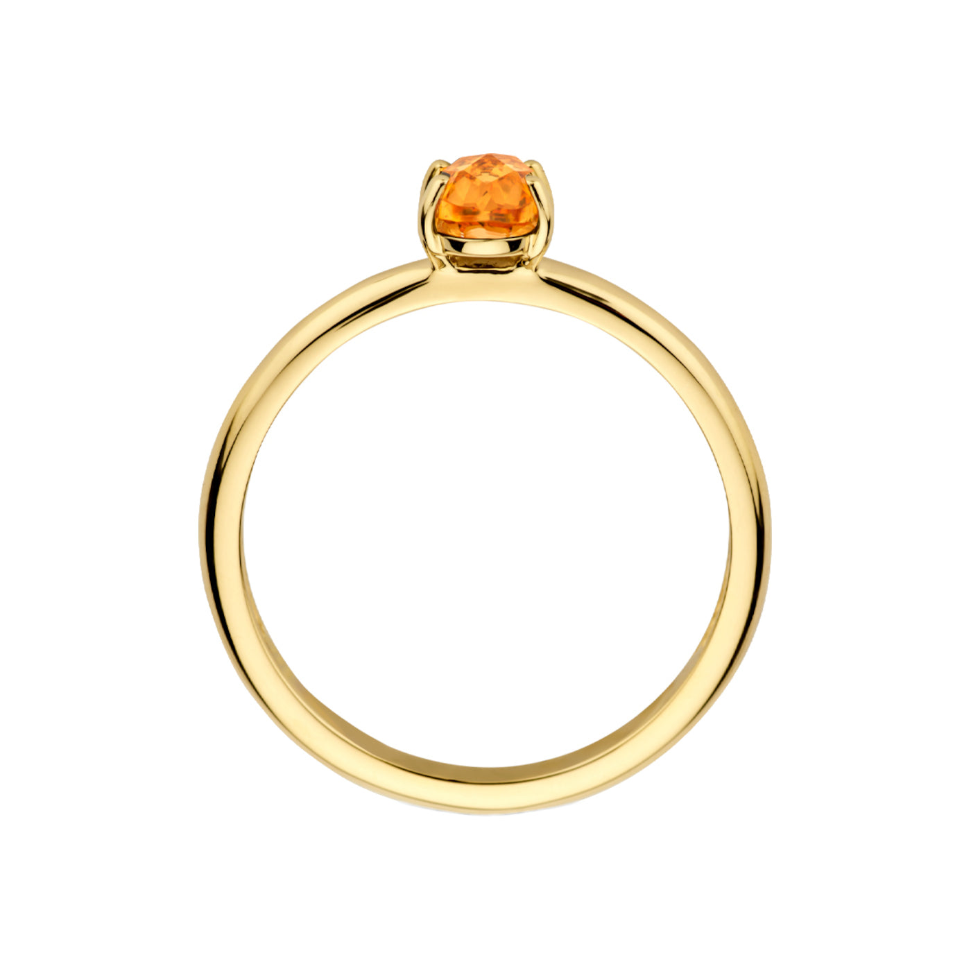 Blush 14 Carat Gold Ring 1242YCI/58