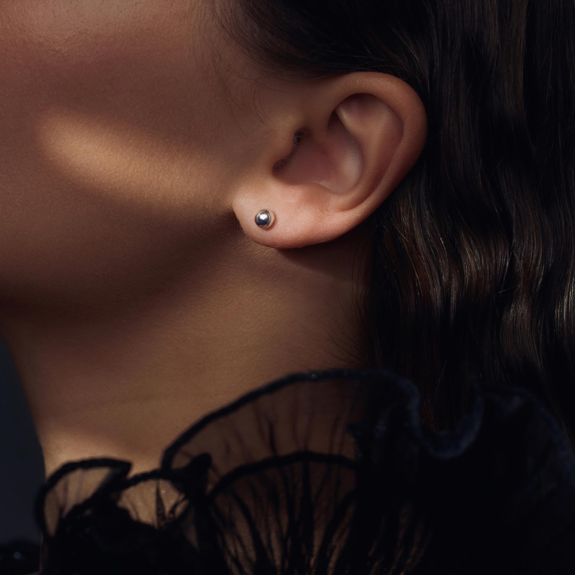 Parte Di Me Bibbiena Poppi Casentino 925 Sterling Silver Ear Studs PDM36165