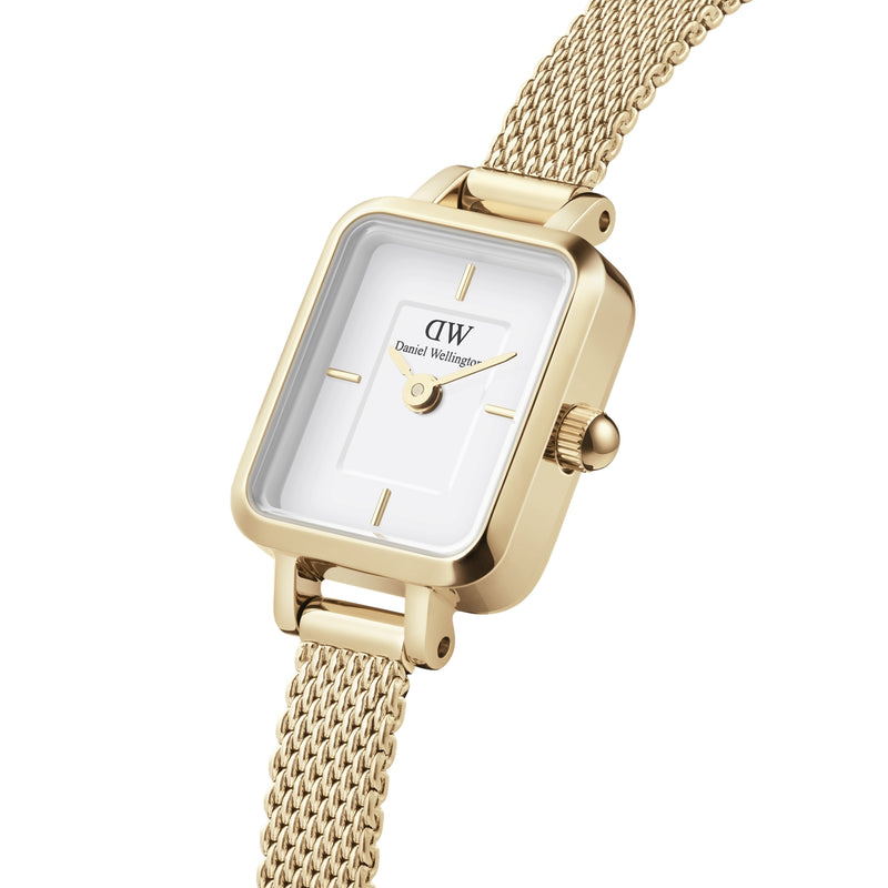Daniel Wellington Quadro Mini Femmes Montre Or DW00100725-zoom-