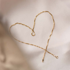 Isabel Bernard Rivoli Lilou 14 Carat Golden Necklace IB340113