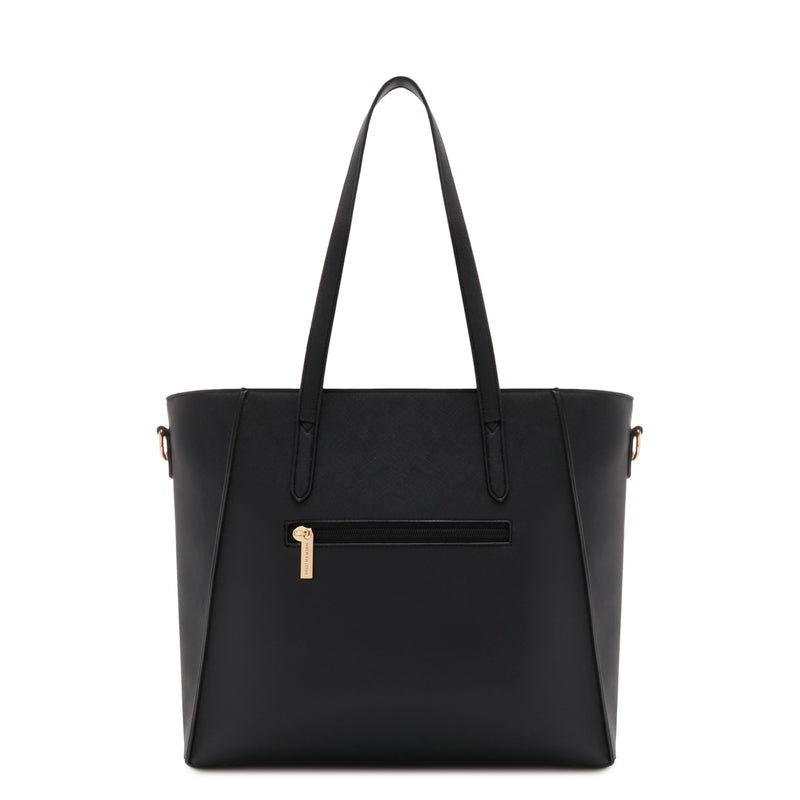 Violet Hamden Essential Bag Sac Shopper Noir avec Compartiment pour Ordinateur Portable 13 pouces VH25035-801-zoom-