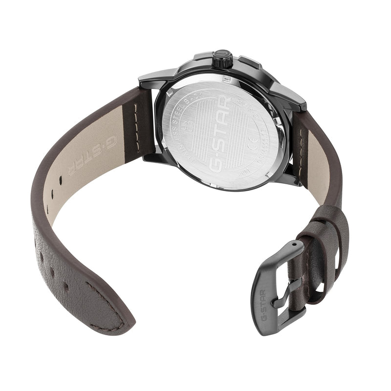 G-STAR Constructed Montre Homme en Laiton Noir GSW.506.05-zoom-