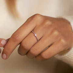 Isabel Bernard 14 Karaat Witgouden Saint Germain Clément Ring IB4105128-50 (Maat: 50)