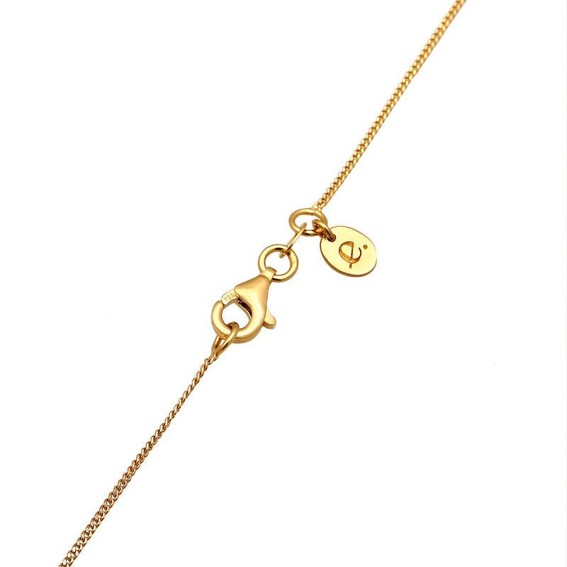 Elli 925 Sterling Silver Y Chain Necklace Gold plated with Topaz 2004-BF-0008126-001-zoom-