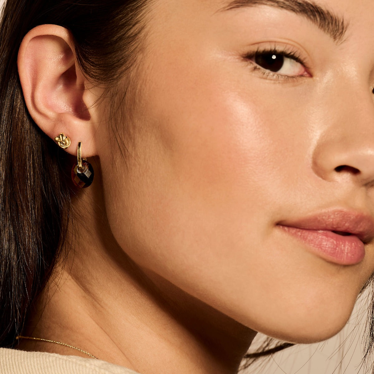 Blush Gold Earrings 7157YGO