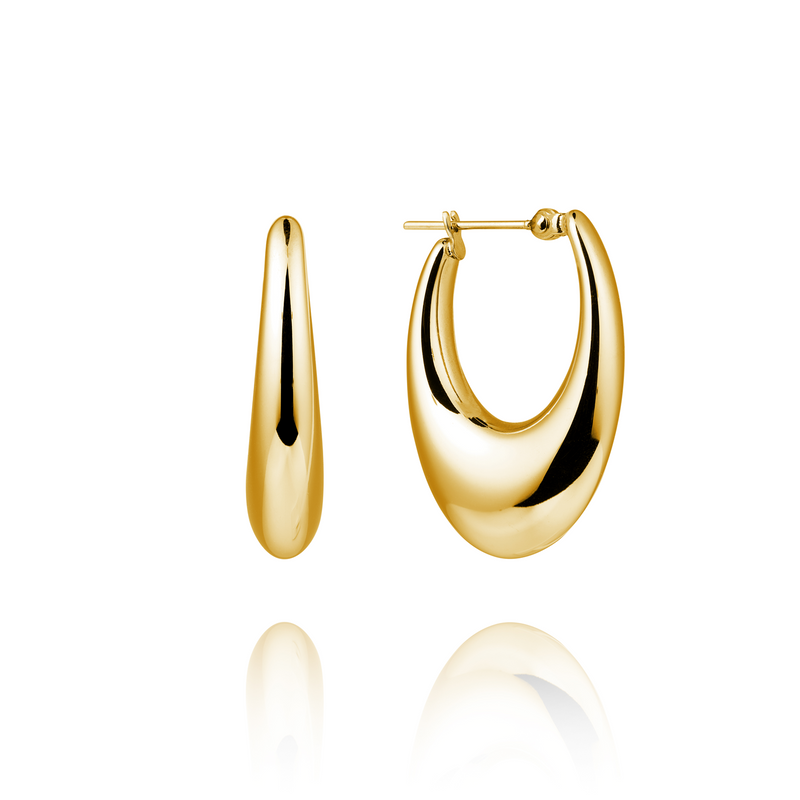 Mockberg Kenza Gold Plated Hoops MB1725-zoom-