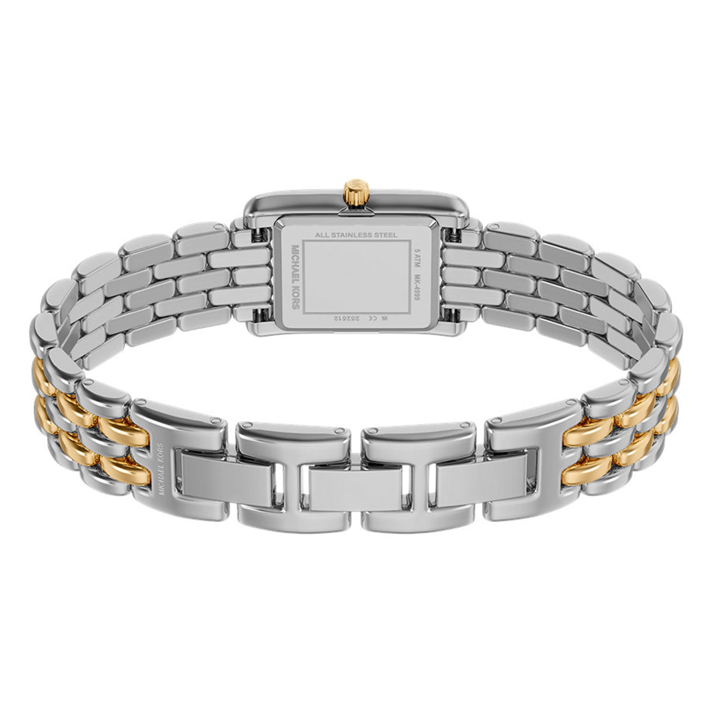 Michael Kors Essex Rectangular White Dial Watch MK4999