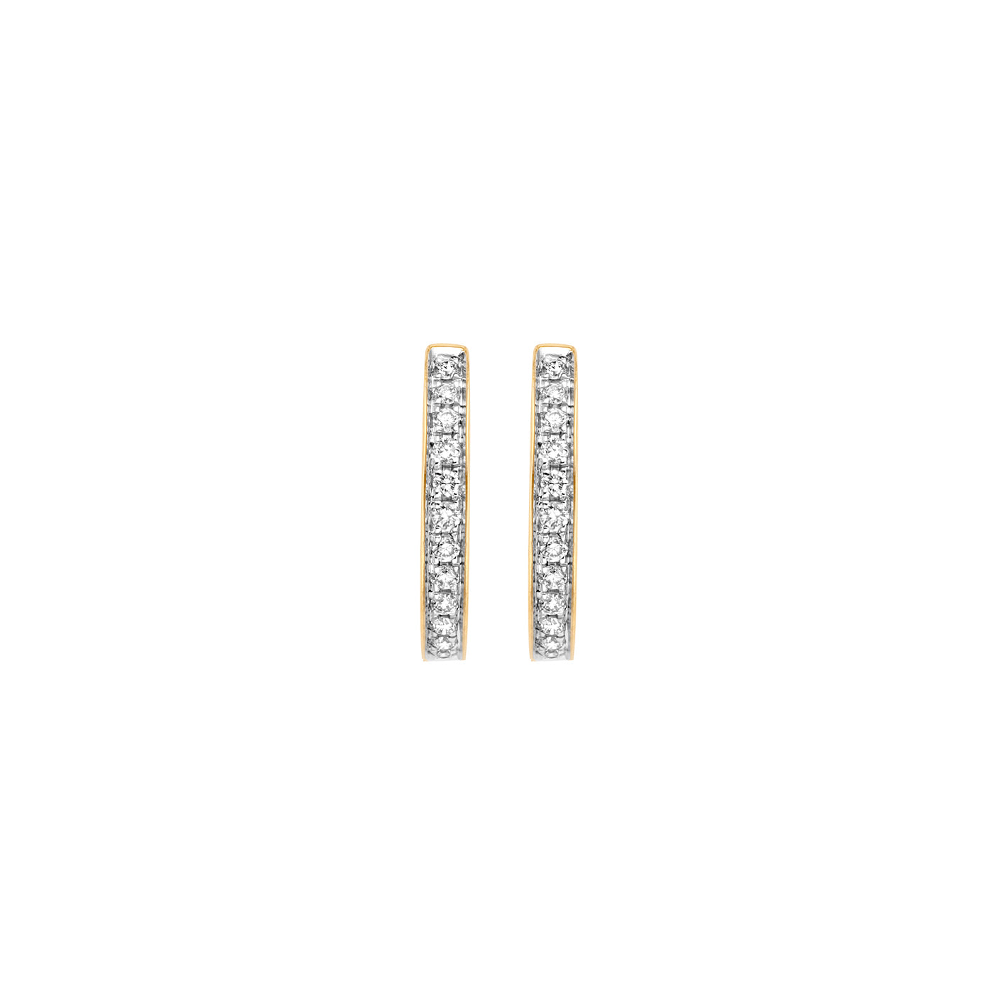 Blush Diamonds 14 karat gold Hoop Earrings 7612BDI