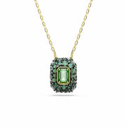Swarovski Collier Sublima Glam doré avec pendentif vert 5752884