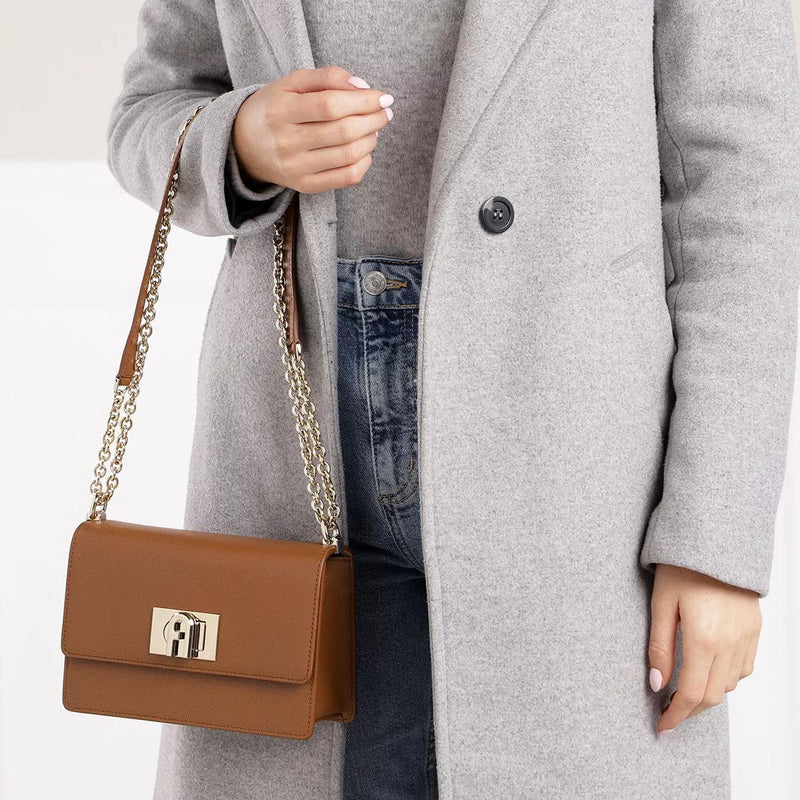 Furla 1927 Brown Leather Shoulder Bag 2001-A0151043-zoom-