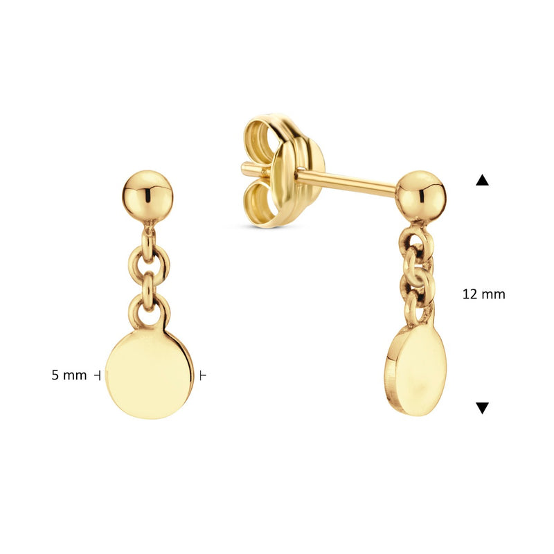 Jackie Gold Boucles d'oreilles Or 14 carats JKE24.402-zoom-