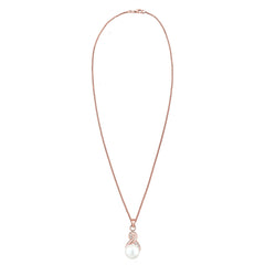 Elli 925 Sterling Silver Pearl Necklace with Pearl 2004-BF-0007988-001