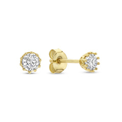 Parte Di Me Cento Luci Mila 925 sterling silver gold-plated Ear Studs PDM36098