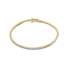 Isabel Bernard De la Paix Madeline 14 Carat Golden Tennis Bracelet | diamond 1.08 ct | IBD320005