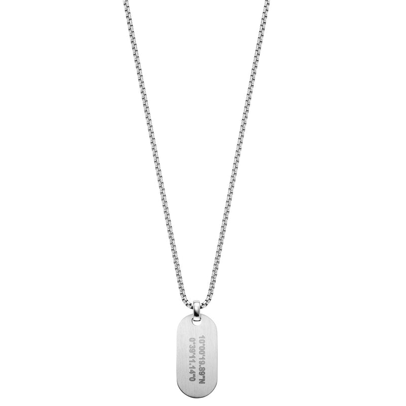 G-STAR ZipPoint Collier argenté à maillons GSJ.104.01-zoom-