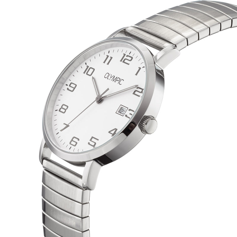 Olympic Lucas Silver Men's Watch OL26HSS323-zoom-