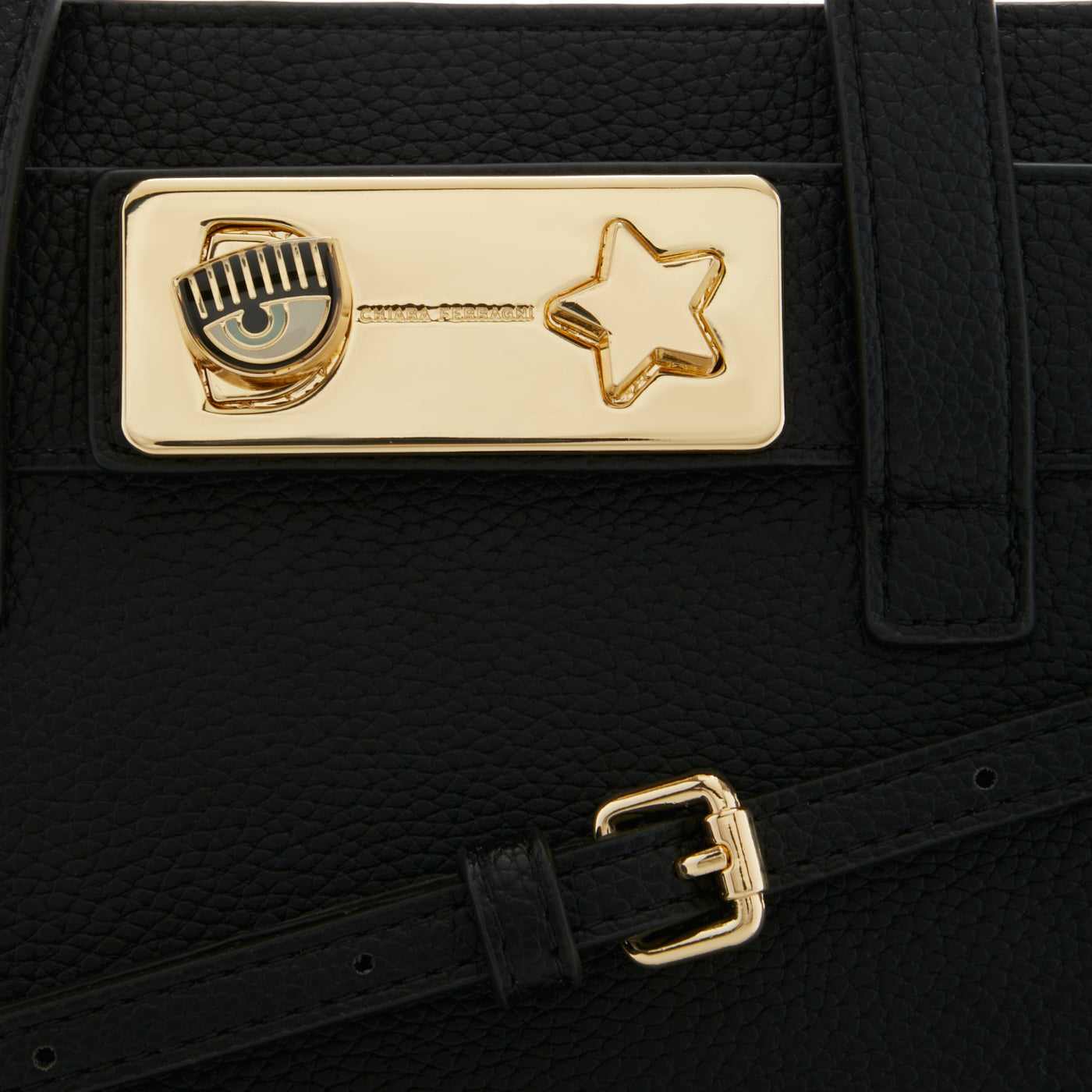 Chiara Ferragni Eye Star Black Handbag 75SB4BE6-ZS529-899