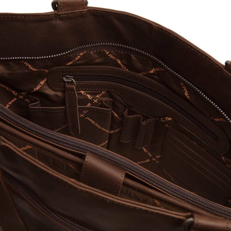 The Chesterfield Brand Berlin Femmes Cabas Marron C38.016001-zoom-