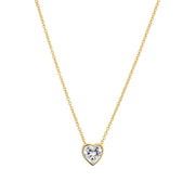 Sif Jakobs Amorino Collier Plaqué or 18 carats SJ-N2492-CZ-YG