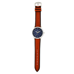 Fossil The Minimalist Silver and Blue Men's Watch FS5304