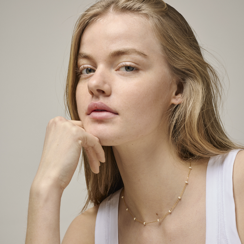 ENAMEL Copenhagen Lola Bold Collier Lola Bold en argent sterling 925 recyclé plaqué or N137G-DY-zoom-