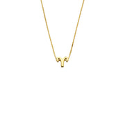 Isabel Bernard Étoiles d’Or Aries 14 Carat Gold Venetian Necklace With Horoscope IB340178